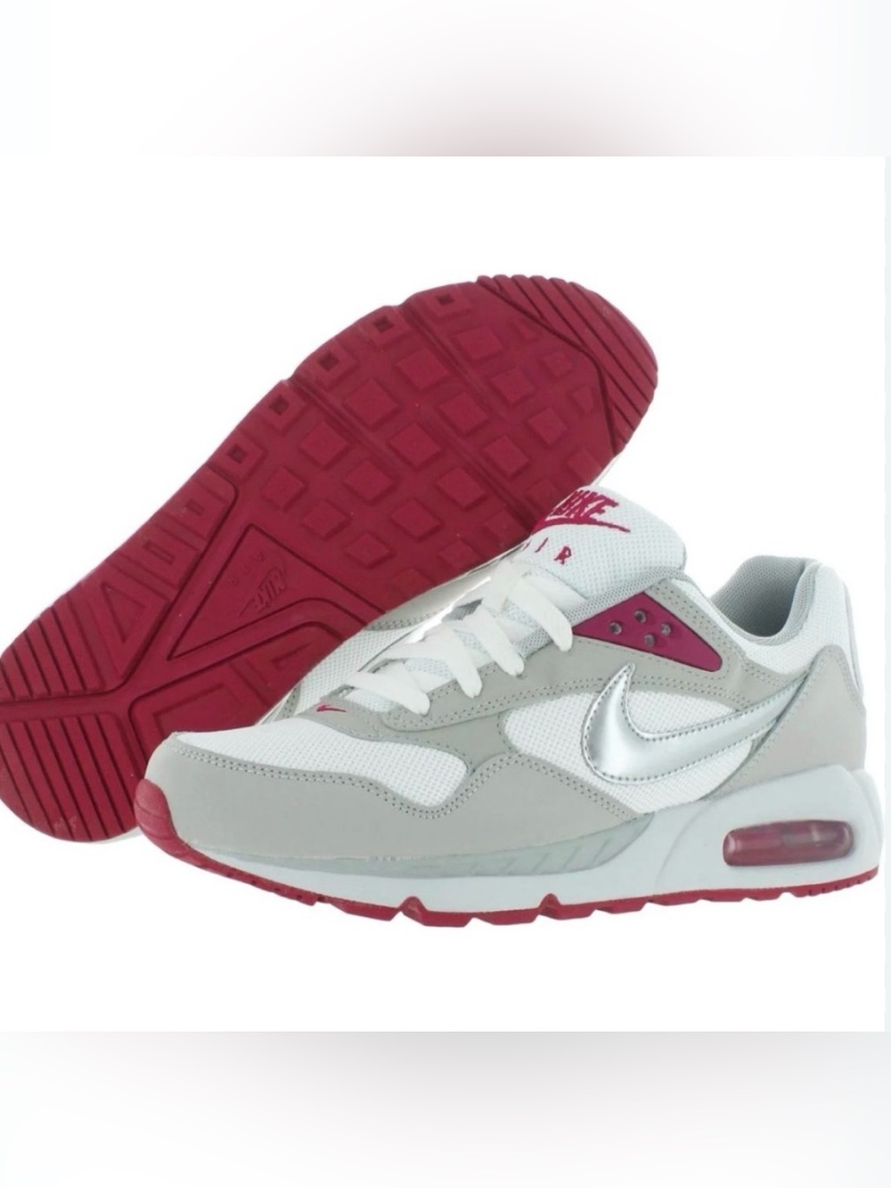 Nike Air Max Women's Sneakers in White, Gray & Pink